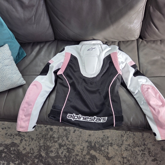 Alpinestars Women's Black, White, and Pink Jacket - Picture 3 of 6